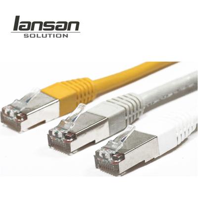 China Lansan professional high speed copper conductor ftp cat 6 patch cable rj45 for internet PVC/LSOH,ETL/UL/ROHS,LANSAN 30 million meters month for sale