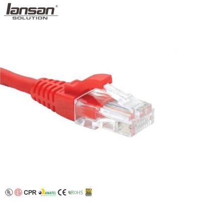 China OEM Factory Manufacture 4P 24AWG RJ45 UTP CAT 5e Patch Cord Direct Cat5e Ethernet Cable for sale