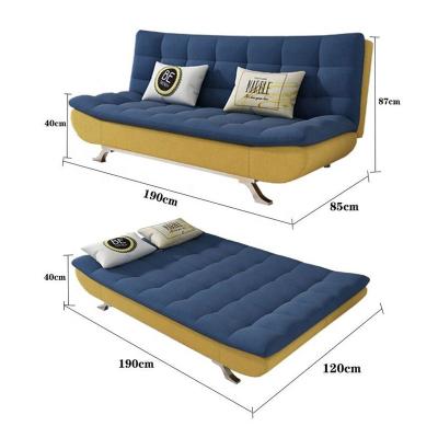 China Extended Sofa Couch Living Room Couch Practical Fabric And Folding Bed Combination Sofa Bed Universal Universal Sofa for sale