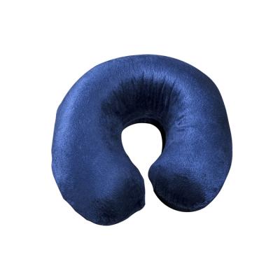 China Free Sample Hot Sale Anti Static U Shape Memory Sponge Rubber Travel Neck Pillow for sale