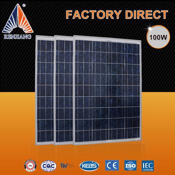 China Best home electricity price RJ factory manufactures in china supply 100 watt pingxiang folding solar panel/solar panel for home use for sale