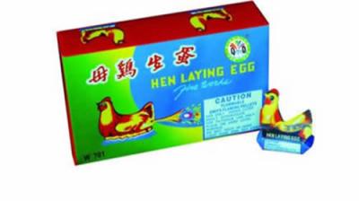 China henlaying egg  toy fireworks for sale