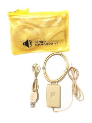 China New Spy Nano Earpiece Skin Colored Induction Neckloop for Exam Cheating Made In China for sale