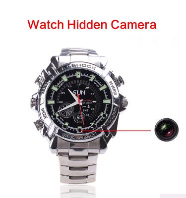 Chine Montre de caméra cachée par espion audio futé de haute qualité de magnétoscope de la vision nocturne HD 1080P du poignet à vendre