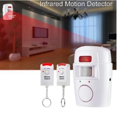 China Alarm system anti-theft alarm 105DB alarm siren   motion detector 2 Remote wireless home security PIR alarm infrared sen for sale