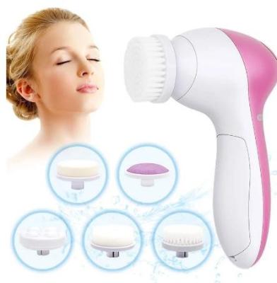 China Cxfhgy Waterproof Facial Brush 5 in 1 Face Cleansing Brush Silicone Facial Brush Deep Cleaning Pore Cleaner Face Massage for sale