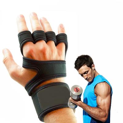 China Cxfhgy Men Fitness Weight Lifting Gloves Gym Gel Full Palm Protection Gym Workout Protector Gloves Training Power Liftin for sale