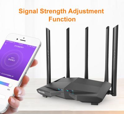 China Cxfhgy New Tenda AC11 Gigabit Dual-Band AC1200 Wireless Router Wifi Repeater with 5*6dBi High Gain Antennas Wider Covera for sale