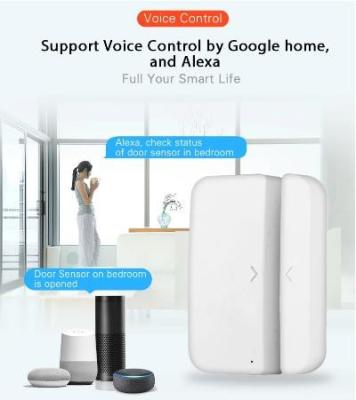 China Cxfhgy  Smart WiFi Door Window Sensor Magnetic Detector Door Open / Closed Detectors APP Control Work With Amazon Alexa for sale