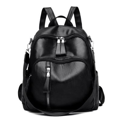 China Waterproof Custom Women Backpack Ladies Vegan PU Leather Lady Backpack for sale