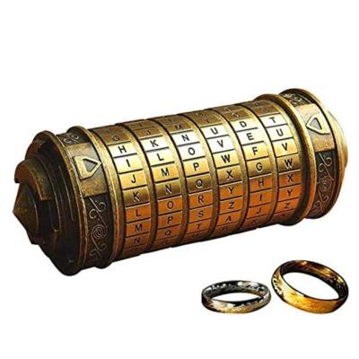 China Cryptex Da Vinci Code Mini lock Toy Cryptex Da Vinci Code Mini lock Toy Metal Wedding Valentine's Day Gifts for sale