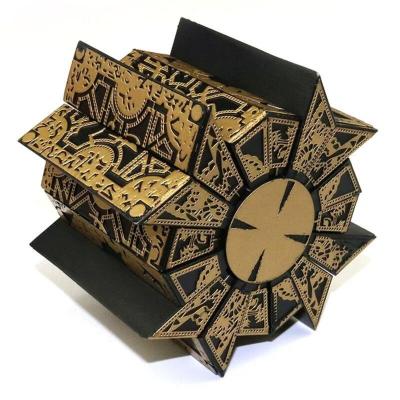 China Mini Hellraiser Cube Puzzle Box Lament Configuration Functional Pinhead Prop Horror for sale