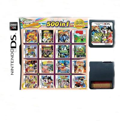 China ABS+Electronics 500 in 1 DS Game Cartridge Super Combo Multicart for DS, NDSL, 3DS for sale