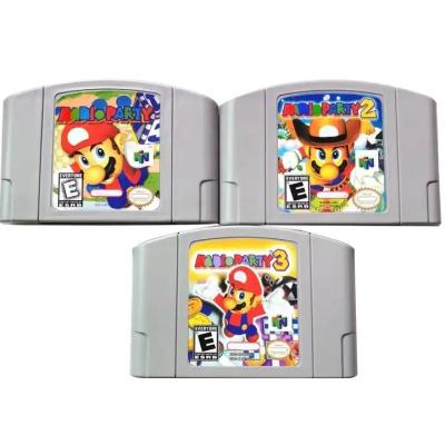 China ABS+Electronics Popular N64 Mario Kart Game Card Mario Party 1 Game Cartridge Game Card for sale