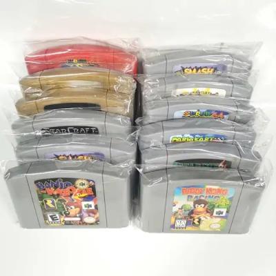 China ABS+Electronics N64 Retro Video Games Cartridge for Nintendo 64 US Version for sale