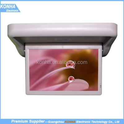 China 15 Inch TFT LCD Flip Down Roof Mount Car Color Control ML-1562 for sale