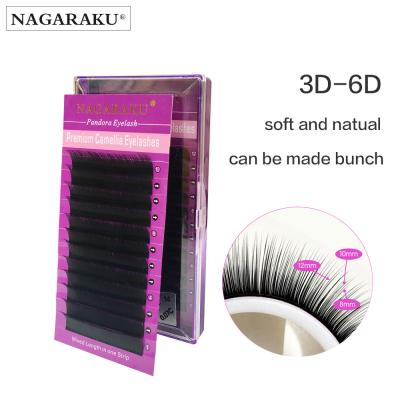 China Synthetic Hair Mink Eyelash Cashmere NAGARAKU Pandora Eyelashes Camellia Eyelash 3D for sale