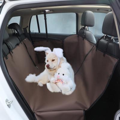 China Travel Dog Waterproof Pet Hammock Durable Soft Non-Slip Car Back Seat Cover For Cars For Dogs for sale