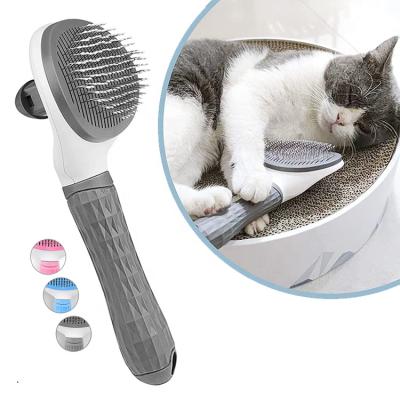 China Wholesale Custom Dog Eco-friendly Sustainable Cat Comb Pet Grooming Tool Logo Grooming Sets Pet Hair Removal for sale