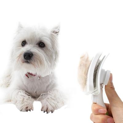 China High Quality Viable Dog Cat Wooden Handle Fur Brush Pet Supplies Cleaning, Massage and Grooming Comb for sale