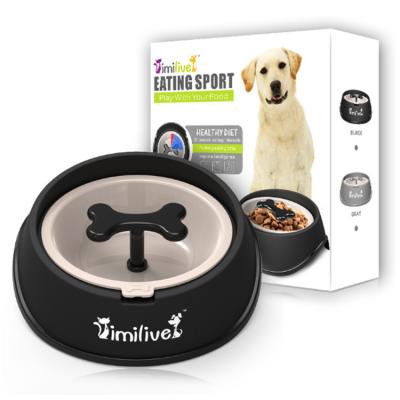 China Sustainable High Quality Melamine Dog Food Bowl Luxury Pet Bowls Large Water With Cat for sale