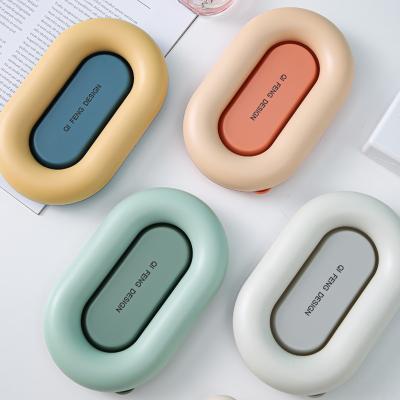 China Hot Sales Modern Oval Bamboo Soap Rack Plastic Plastic Minimalist Custom for sale