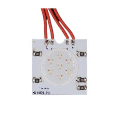 China Work RGB COB LED Light Sources 120-130lm/w Led Chips Flips COB Chip for sale