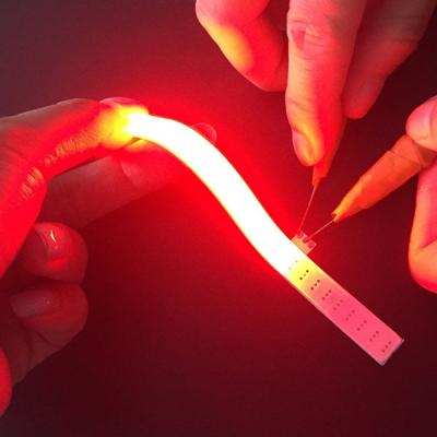 China 1mm Thickness Flexible Linear Strip 1W 3W COB LED Epistar Chip Customized for sale