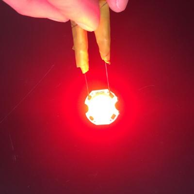 China AlGaInP Manufacturer Round Cob Series Epistar Led Chip TDC 3000K 12V White Red 1W 3W 5W Led Cob for sale