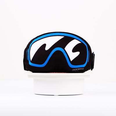 China Custom New Design OEM Ski Goggle Cover Spandex Cover Snow Custom Goggle Cover For Ski Goggles Customized Size for sale