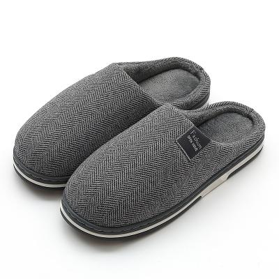 China Anti-slip Wholesale Lounge Home Hotel Shoes Custom Made Household Indoor Plush Winter Bedroom Slippers for sale