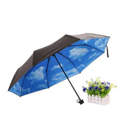 China New Fashion Minimalist Travel Umbrella 8 Open Ribs Anti-UV Waterproof Umbrellas Automatic Folding Windproof Folding Narrow Patio Umbrellas for sale