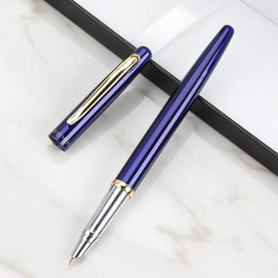 China Luxury Pen Business Student Fountain Metal Pen Gift Metal Custom Set Student Practice Ink Promotional Pen for sale