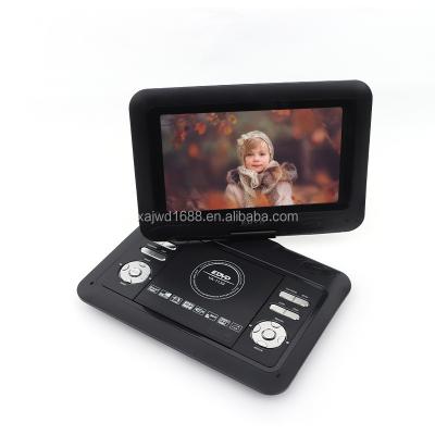 China Hot Selling 10 1 Inch PORTABLE Cheap Portable DVD Player with USB Rechargeable Battery and Car Swivel Screen Supports SD Card Charger for sale