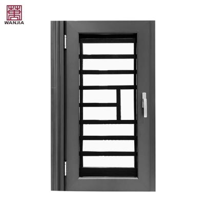 China Magnetic Aluminum Glazed Double Screen A Series 36 x 72 Windows Casement Sound Proof Solution For Window for sale