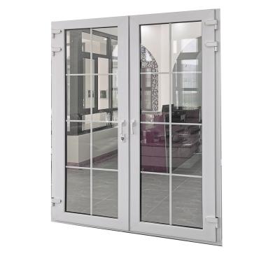 China Hiseng Modern Modern Home Waterproof PVC Casement Exterior Door for sale