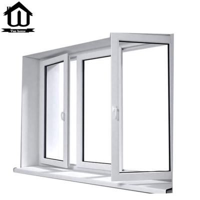 China HISENG Magnetic Modern Balcony Windows Balcony Screen Vinyl Casement Soundproof Window for sale