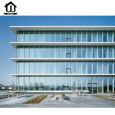 China HISENG Modern Design Aluminum Soundproof House Glass Aluminum Curtain Walls for sale