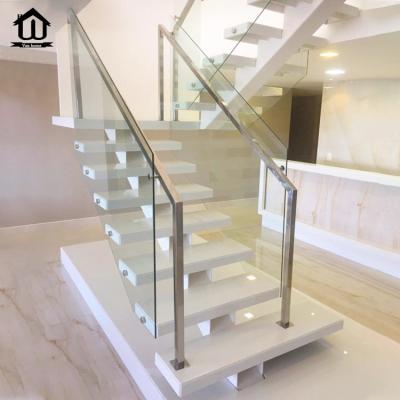 China Modern Luxury Stainless Steel Stair Railings Handrail Design Indoor Handrail Railing for sale