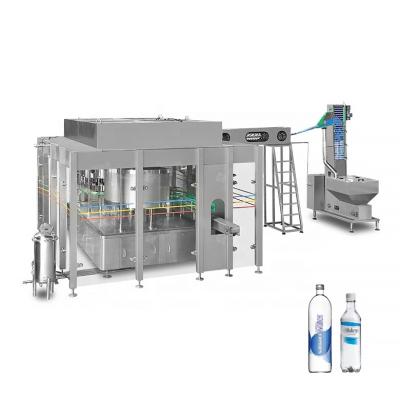 China Whole Beverage Line For Drinking Bottle Ore And Pure Water 3 In 1 Filling Machine Production Washing Capping Line for sale