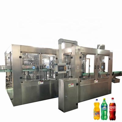 China High Speed ​​Beverage Small Bottle Carbonated Soft Drink Gas Water Filling Packing Machine Capping Production Line for sale