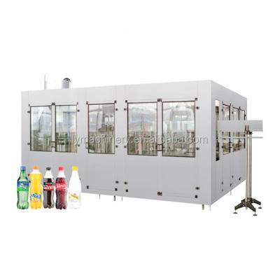 China Food Balanced Pressure Soft Drink Carbonated Drink Processing Filling Capping Machine Line for sale