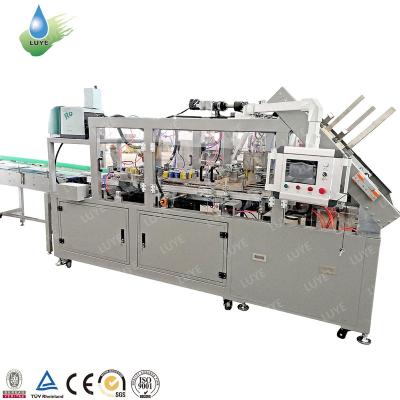 China Beverage Carton Half Trayer With Shrink Wrapping Machine Cardboard Board Packing Machine For Bottle Can for sale