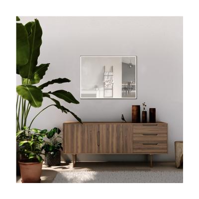 China New ORTONBATH Illuminated Luxury Wall Mounted Vanity Mirror Rectangle Light Bathroom Reflects With Light for sale