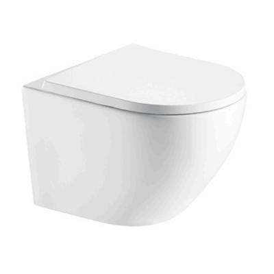 China Cheap Price Bathroom Ceramic Sanitary Ware Wall-Hung Toilet Bowl Concealed Toilet Cistern ORTONBATHS Wall-Mounted Toilet for sale