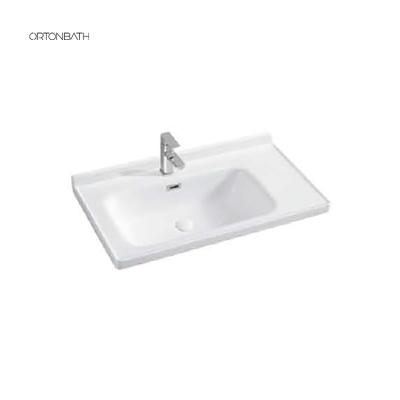 China Round Lavabo Lavabo Sink Toliets Viable Square Bathroom Wash Hand Wash Basin ORTONBATH Lavabo Sink for sale