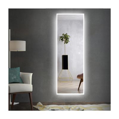 China ORTONBATH Furniture Floor Mirror Large Large Led Full Length Mirror Modern Decorative Standing Wall Mirror for sale