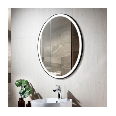 China ORTONBATH Illuminated Illuminated Frameless Rectangular Led Vanity Wall Mirror Bathroom Vanity Wall Light Mirror for sale