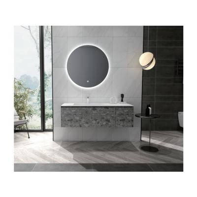 China ORTONBATH New Design Environmental Friendly Wholesale Modern Bathroom Furniture Wooden Vanity Cabinet OTMPYJ-14 for sale