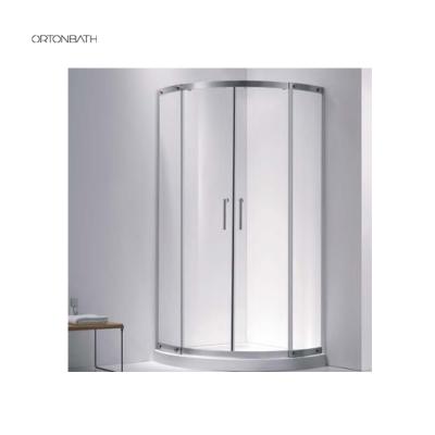 China Modern Quadrant Shower Bathroom ORTONBATH Compartment Bathroom Set Glass Enclosure OTHQS005 for sale